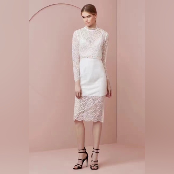 KEEPSAKE the Label Tops - KEEPSAKE the Label Lace Blouse - Cream